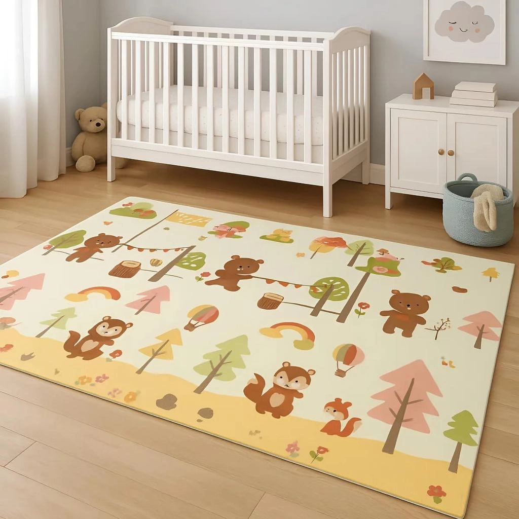 Tapete Térmico Infantil Tatame Dobravel Antiderrapante Dupla Face Unisex 150x200cm