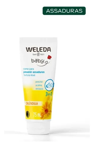 Creme de Assaduras BabyCreme Calêndula 30ml Weleda
