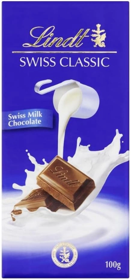 Chocolate Lindt Classic, Ao Leite, Barra de 100g : Alimentos e Bebidas