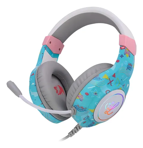 Headset Gamer Redragon Hyllas Luluca Rgb