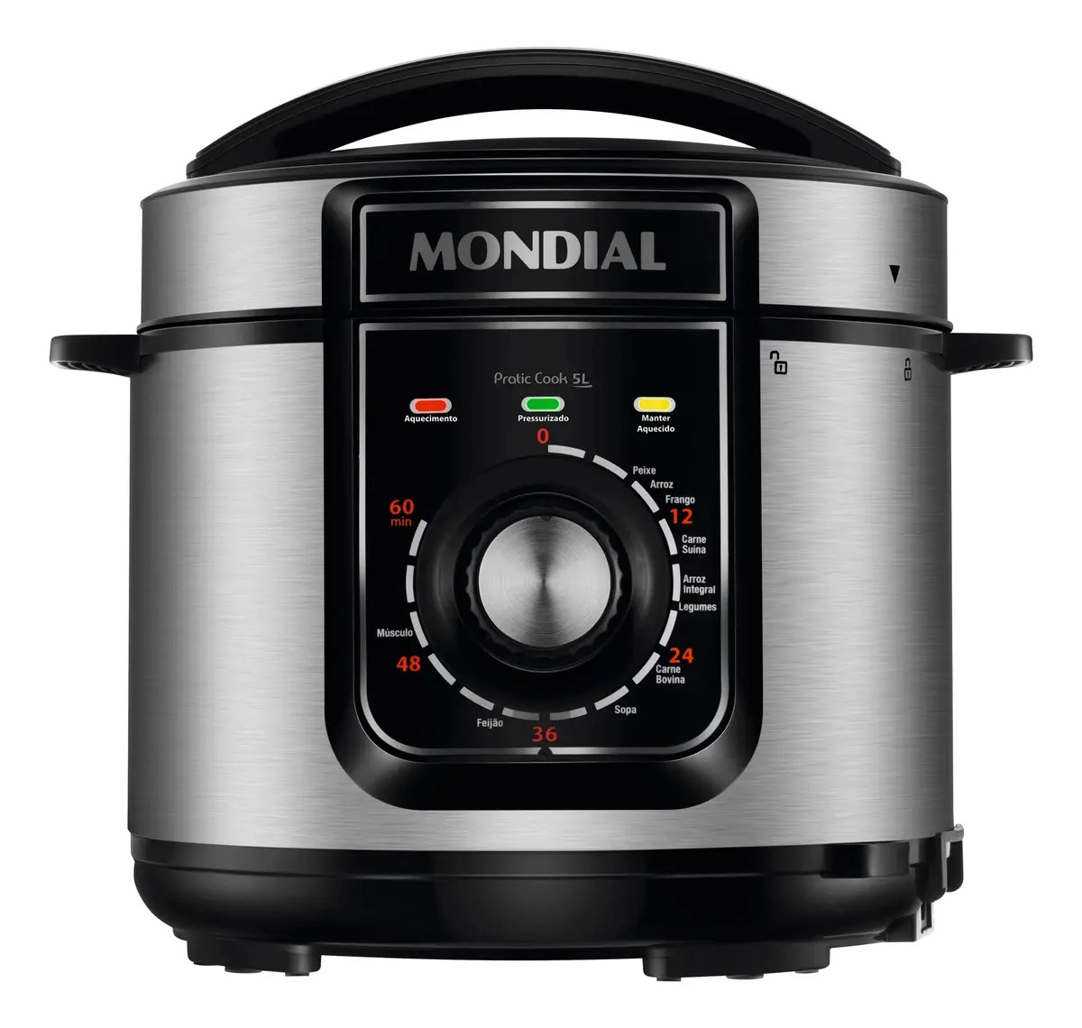 Panela de Pressão Elétrica 5L, Mondial, 900W - PE-48-5L-I