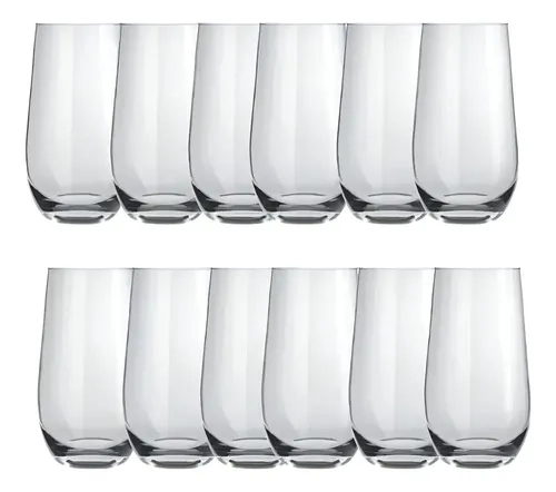 Kit 12 Copos Nadir Figueredo Dubai Long Drink Vidro 500ml