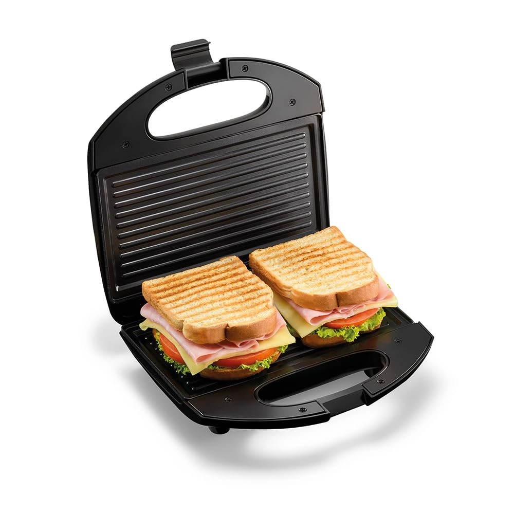 Sanduicheira Brunch Time 2 em 1 Elgin Sanduicheira e Grill Antiaderente Preta 110V, Moderno