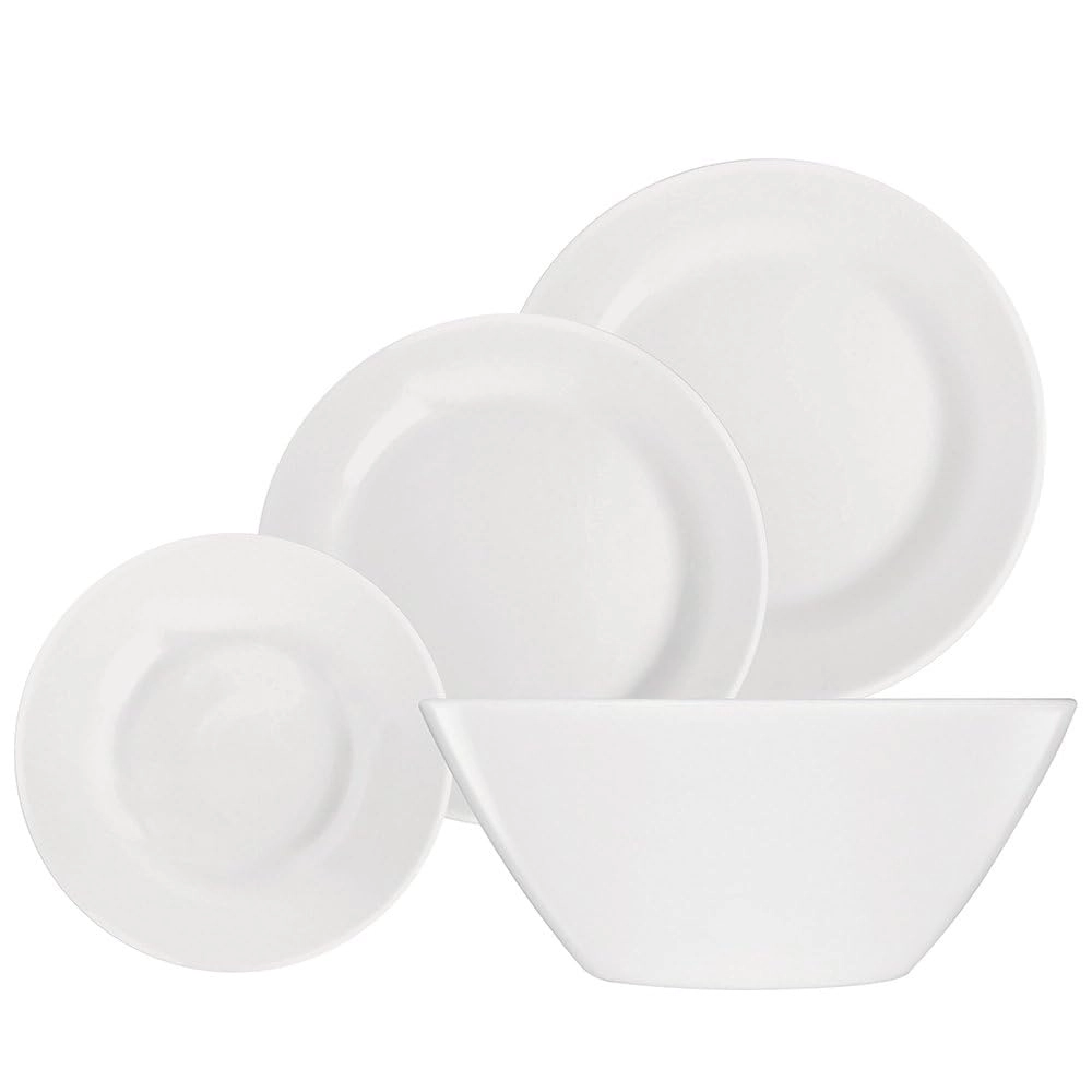 Aparelho de Jantar, Menu, 16 Peças, Branco, Duralex