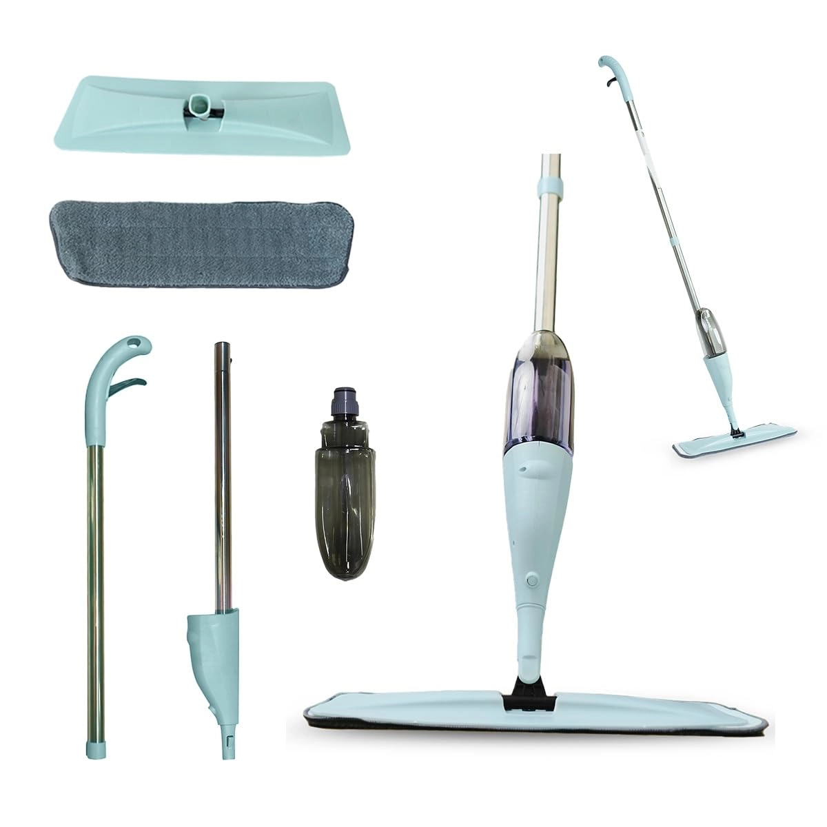 Vassoura Mop Spray Com Reservatório Rodo Mágico Microfibra - Casa Prestige : Casa