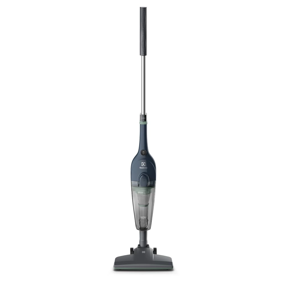 Electrolux Aspirador pó vertical com fio portátil de mão 2 em 1 potente 1450W cabo 5m capacidade 1,6L filtro HEPA STK14 Azul Denim 110V STK