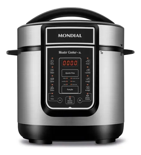 Panela De Pressão Elétrica Digital 3L Mondial 700W - PE-40