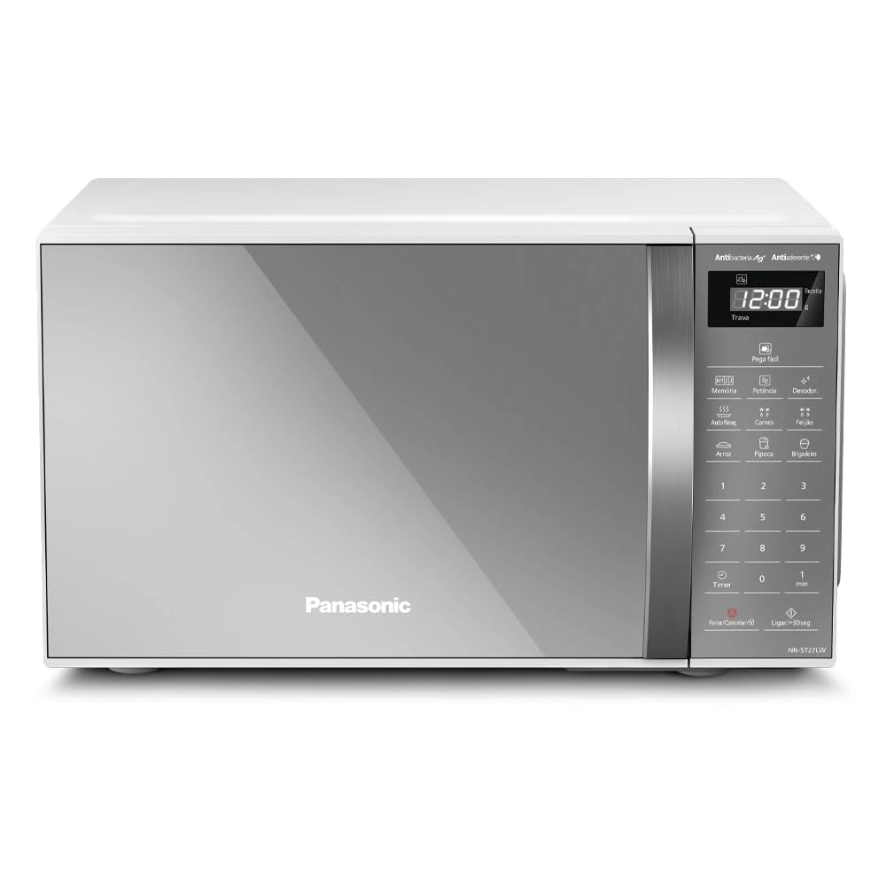 Panasonic Micro-ondas 21L Branco Espelhado 127v NN-ST27LWRU