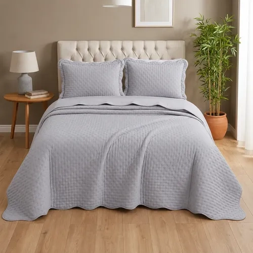 Jogo De Cama Queen Kit Cobre Leito Enxoval Colcha Super Luxo