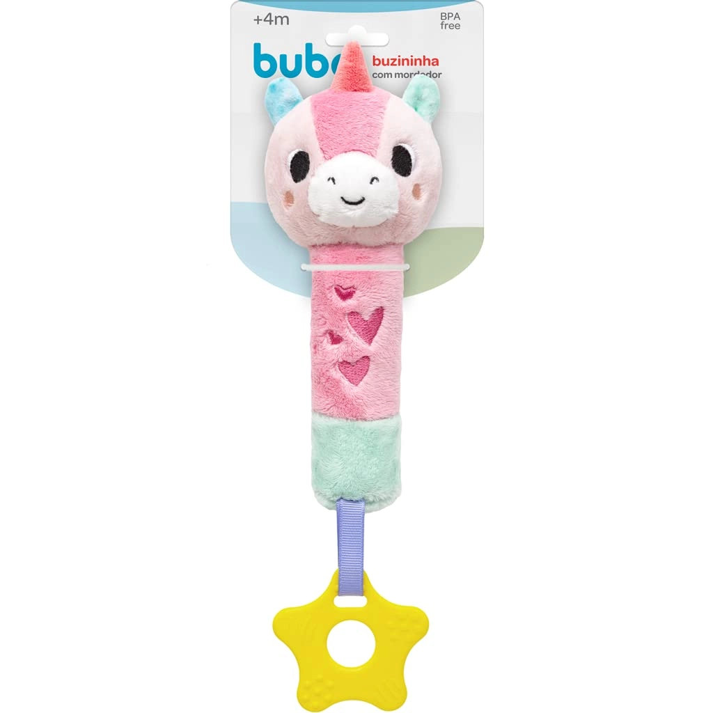 Buba Buzininha Com Mordedor Zoo Unicornio