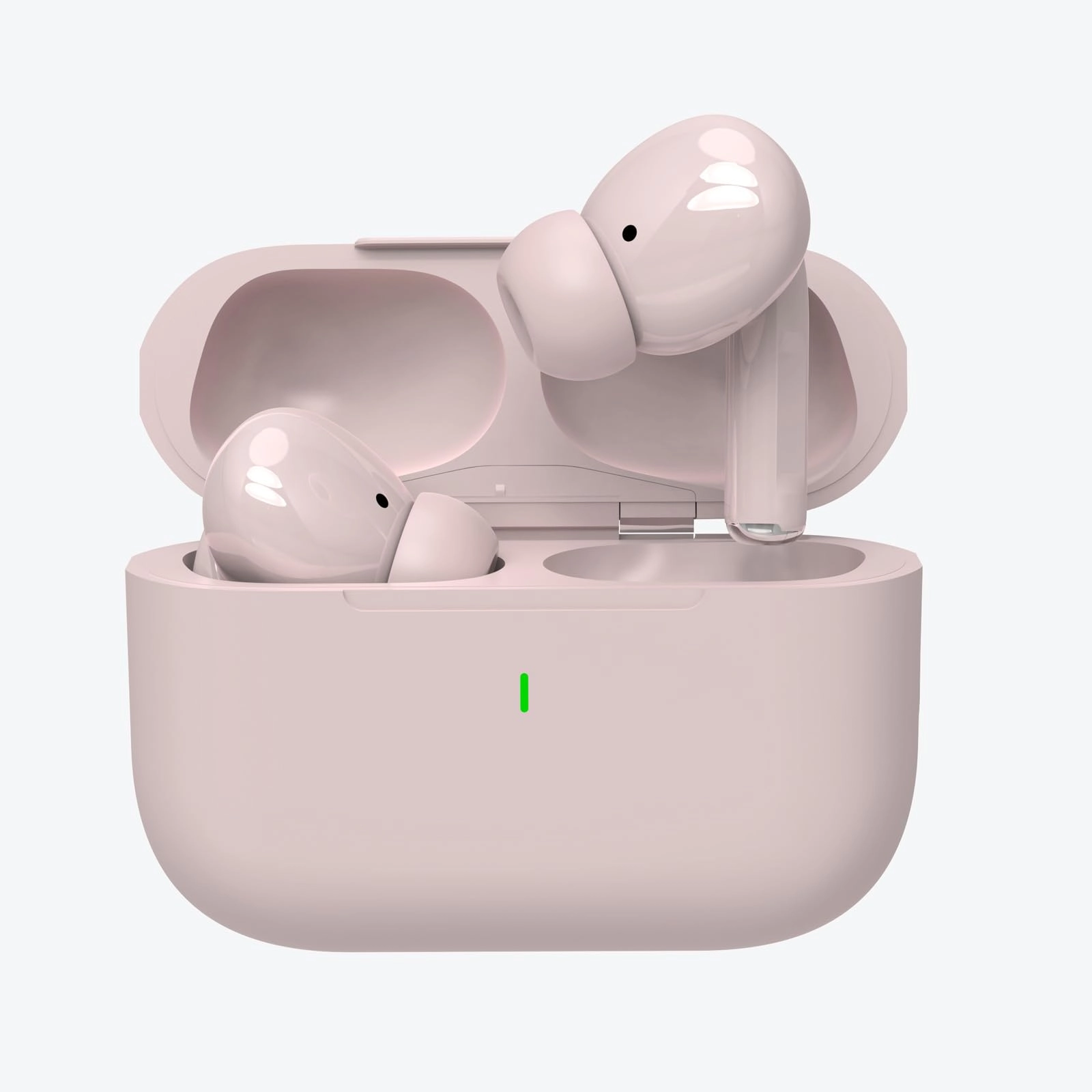 Fones de ouvido sem fio Bluetooth 5.3, 36 horas de reprodução, graves potentes, à prova d'água IPX5, carregamento Tipo C, compatíveis com sistemas iOS e Android (ROSA) : Eletrônicos