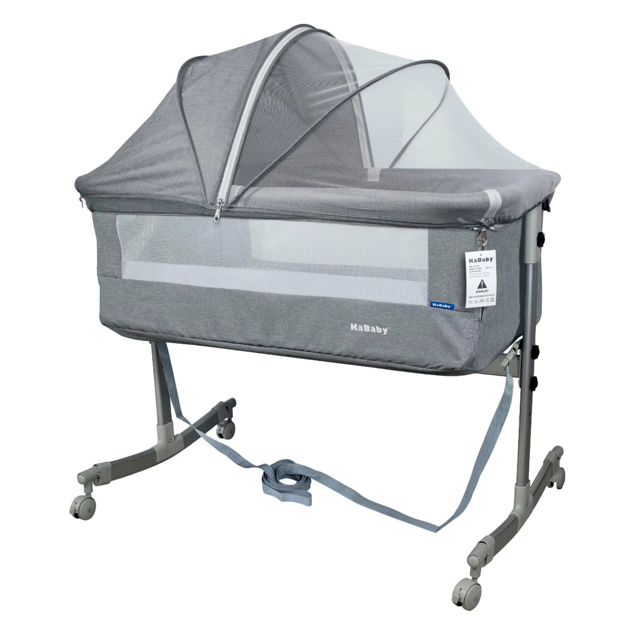 Berço Portátil Bebê Acoplado Co-Bed Connect Maxi baby (Cinza) : Casa