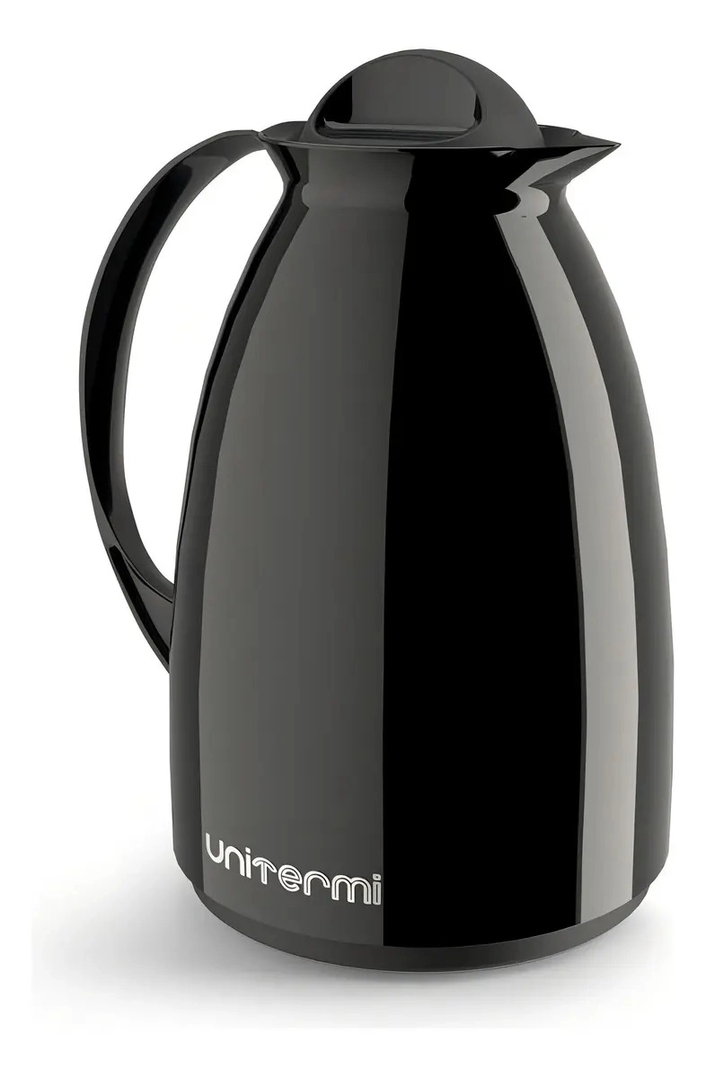 Garrafa Térmica Café Água Tereré Chá 650ml Pequena Vintage Cor Preto