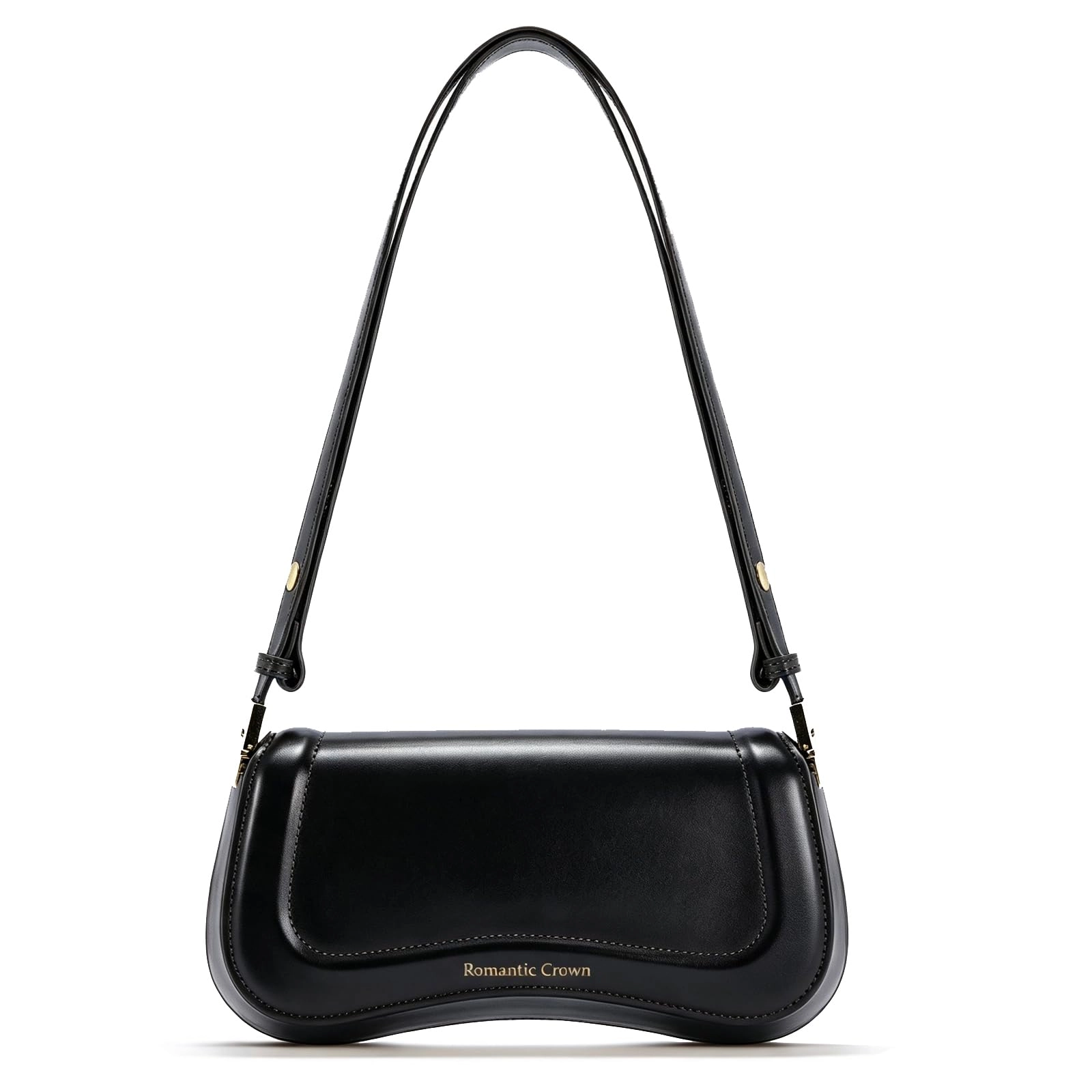 Romantic Crown Bolsa Feminina Ombro Pequenas Transversal Couro Impermeável