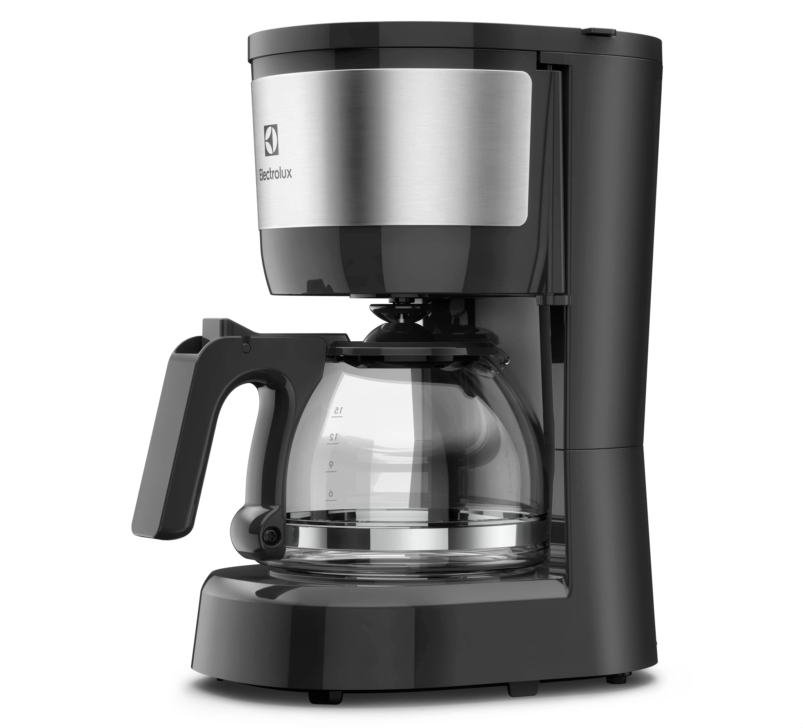 Electrolux Cafeteira Elétrica Inox filtro permanente removivel corta pingos capacidade 600ml 15 xicaras função manter aquecido sistema ECM10 220v