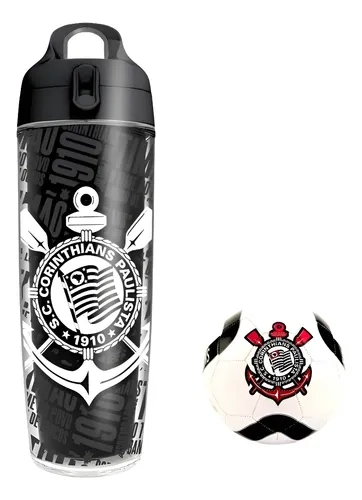 Garrafa De Água Corinthians 600 Ml Squeeze - Produto Oficial