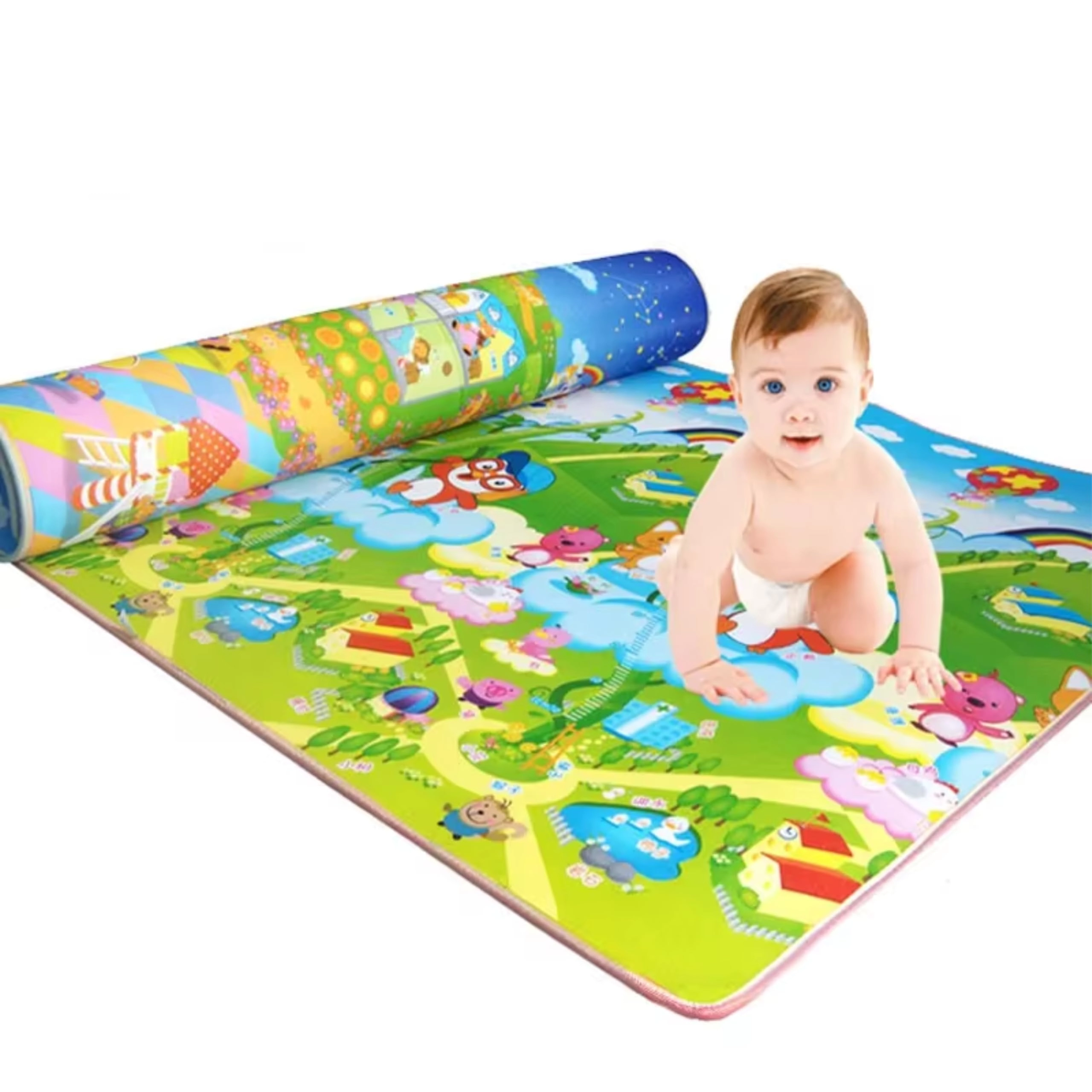 Tapete De Atividades Bebe Parque 1,20x90cm Colchoado : Bebês