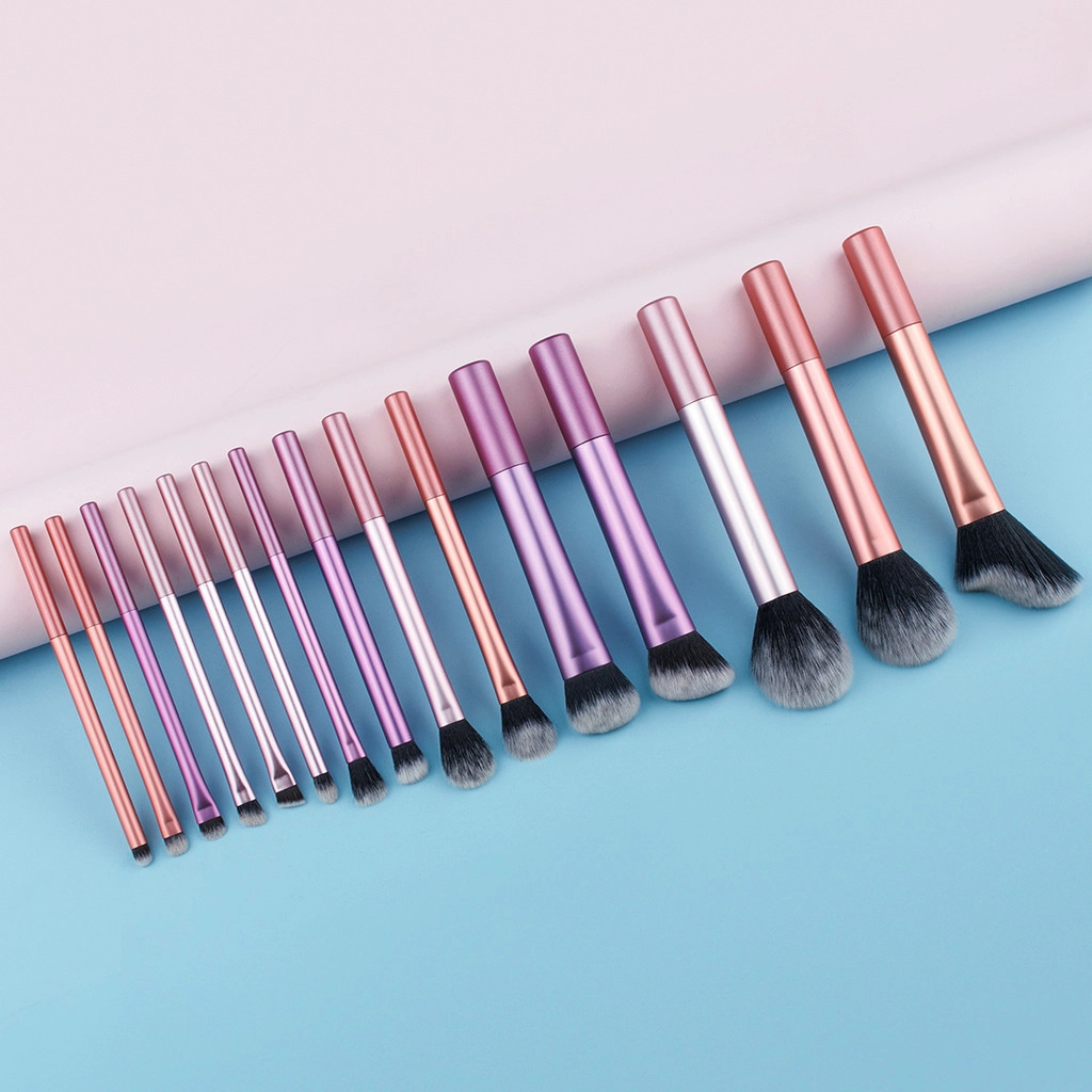 Conjunto de Escova Profissional 8/12 Peças Pinceis De Alta Qualidade para Maquiagem Criar Base sem Falhas Para Viagem