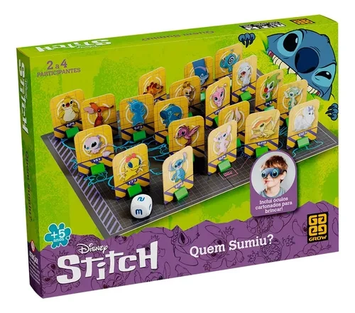 Jogo Quem Sumiu? Disney Stitch 4615 - Grow