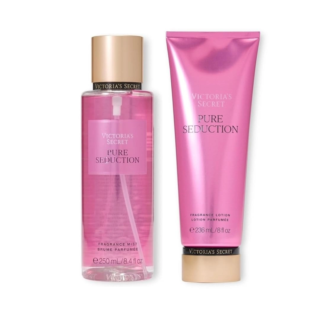 Kit Body Splah + Creme Hidratante Pure Seduction Victoria's Secret 236ml+250ml