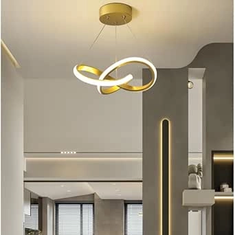 Luminária De Teto Pendente Led Moderna Lustre para Corredor Sala Quarto Cozinha (D09 (28cmx28cmx5cm))