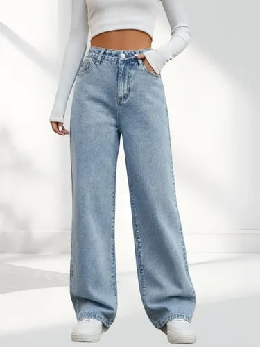 Calça Feminina Wide Leg Premium O Melhor Jeans Do Brasil