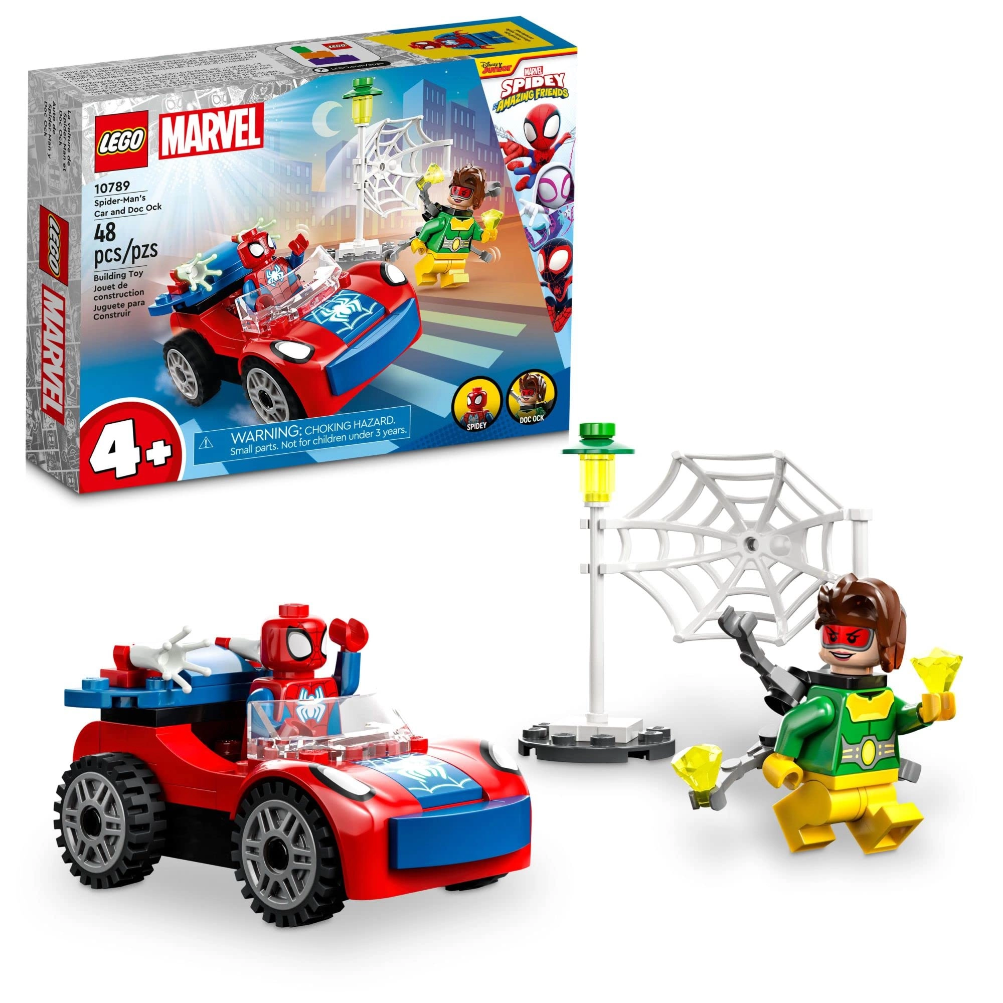 LEGO Marvel O Carro do Homem-Aranha e Doc Ock 10789 (48 Peças)