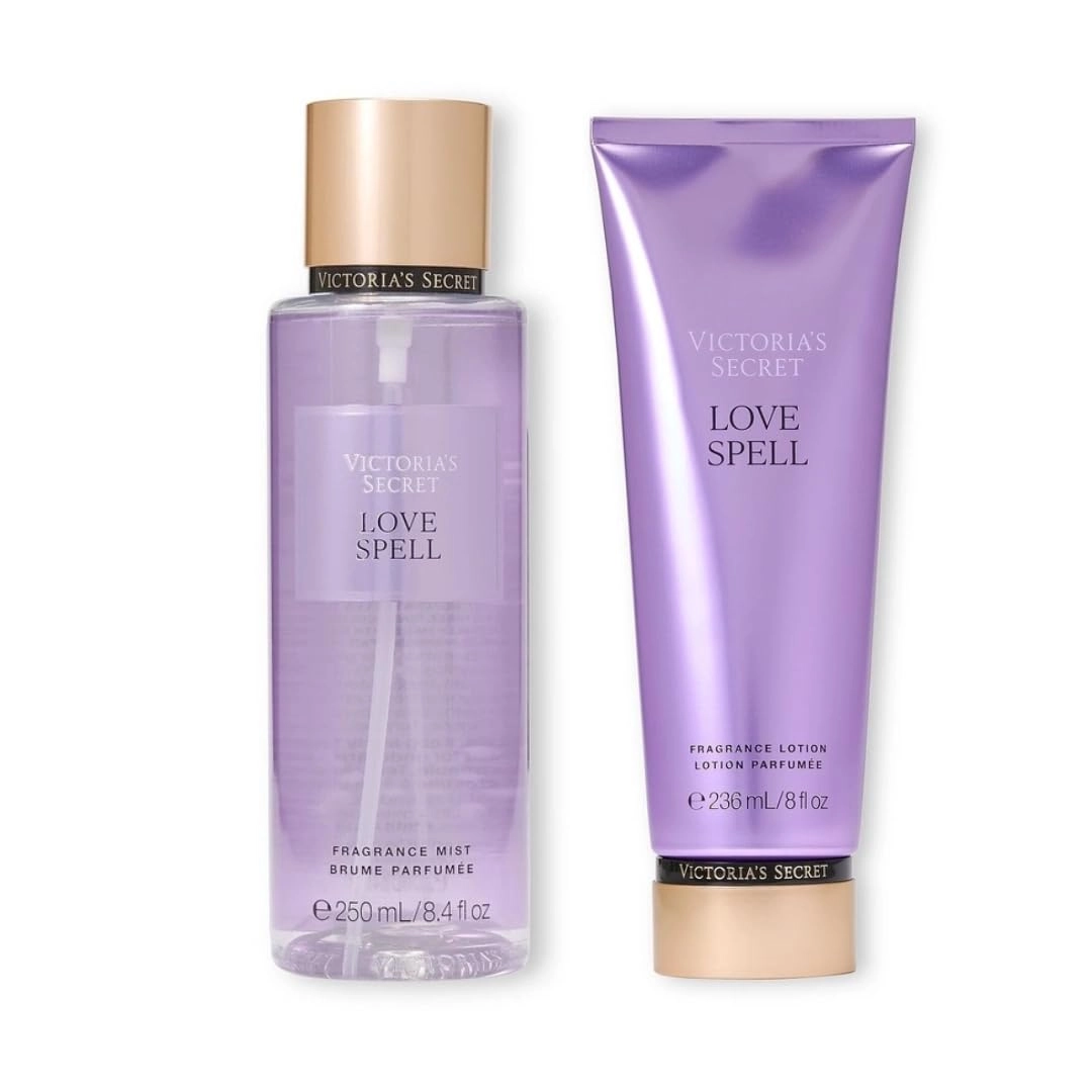 Victoria's Secret Love Spell Creme Hidratante 236ml Body Splash 250ml