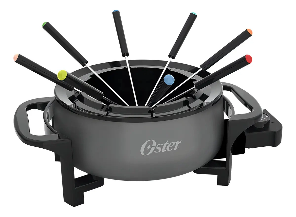 Panela Elétrica Oster Para Fondue, 4 Temperaturas, Cor Cinza
