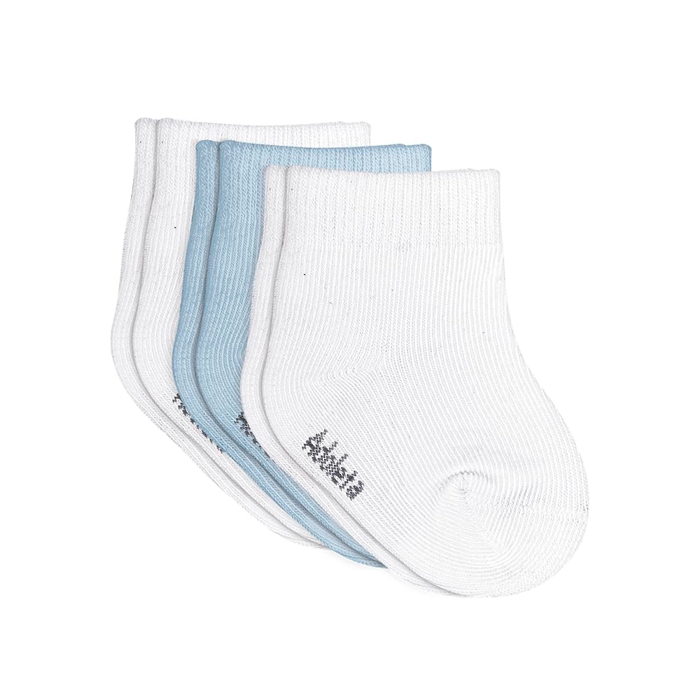 Adoleta Bebê Kit 03 Pares de Meias Lisas 0 a 6 Meses Menino