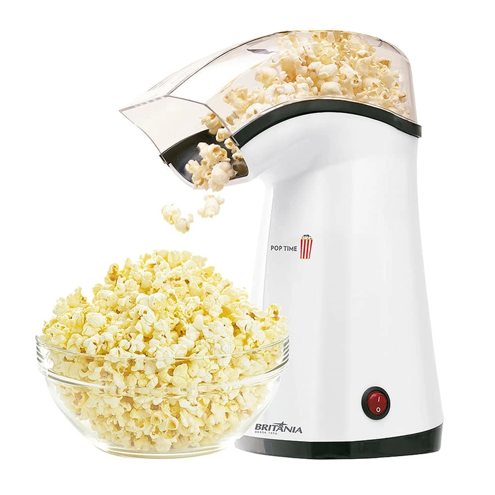 Britânia Pipoqueira, Pop Time, Branco, 127V, 62551001 Plástico e Metal : Cozinha