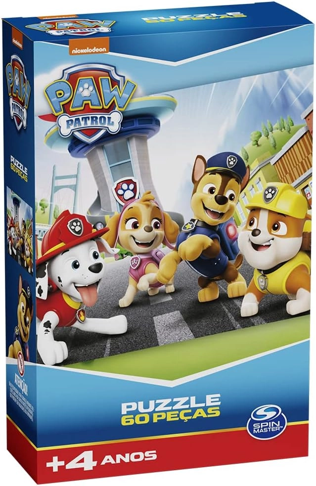 Puzzle 60 peças Patrulha Canina