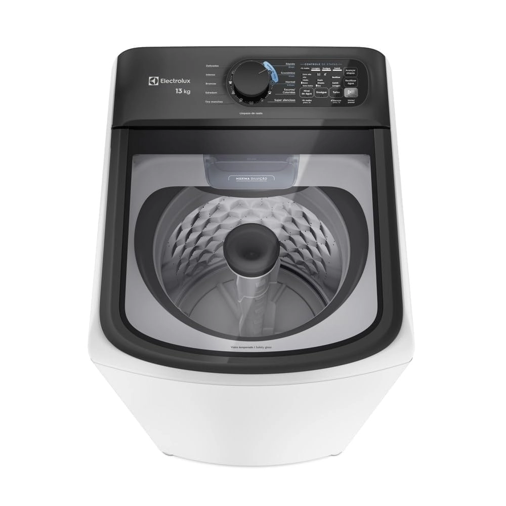 Electrolux Máquina de Lavar Electrolux Efficient 13kg Branca Compacta, Econômica e Pré-diluição (LET13) 220V