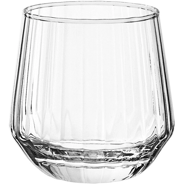 Kit 6 Peças Copos  Home&co Vidro Canelado 370ml 6x9x9cm Transparente