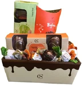 Cesta de Chocolates Cacau Show para Presente (9 Chocolates) : Alimentos e Bebidas