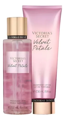 Kit Victoria's Secret Velvet Petals Hidratante + Splash
